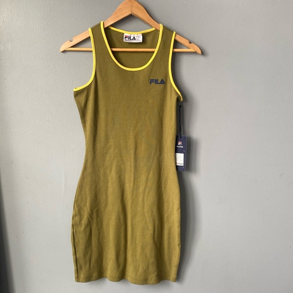 Fila Mattea Dress in Olive - Picture 1 of 6